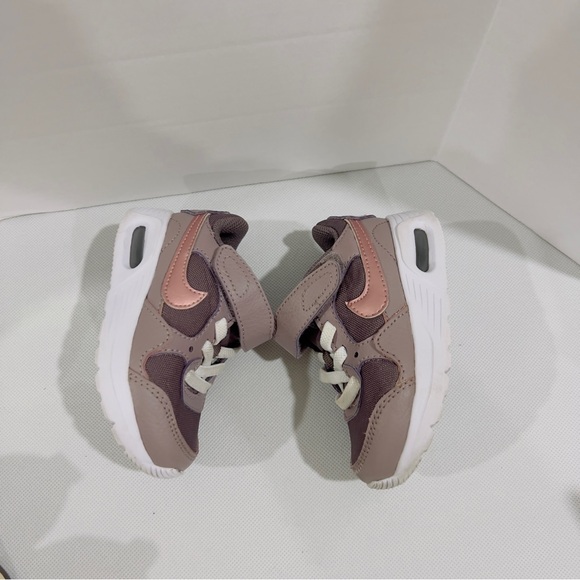 Nike Size 5 Baby Kids (TD) Nike Air Max SC 'Violet Ore Leather Sneaker Shoes - Picture 9 of 14